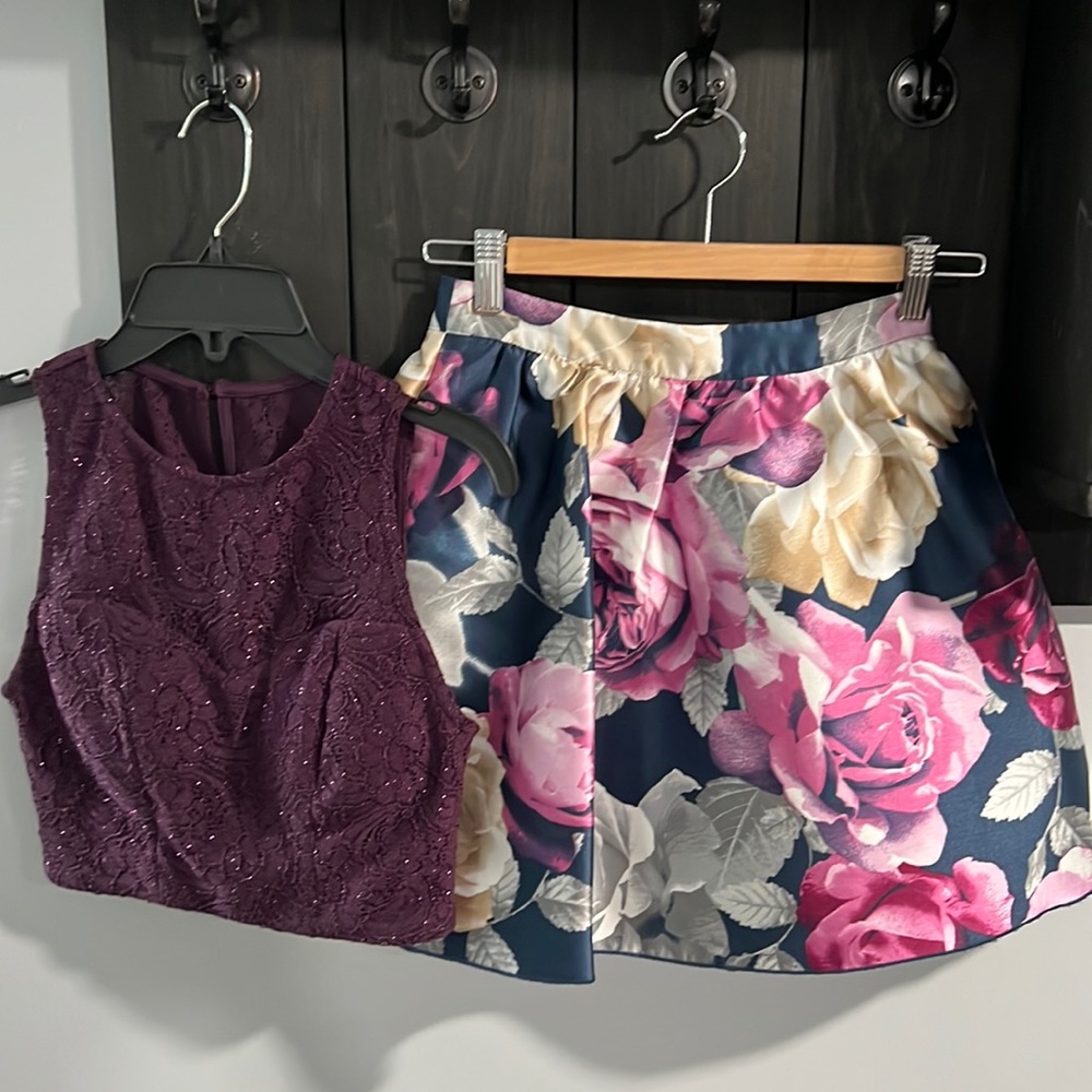 Juniors Two piece party dress